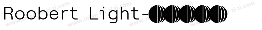 Roobert Light字体转换